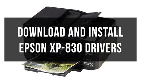 Epson XP-830 Driver: How to Download and Install It